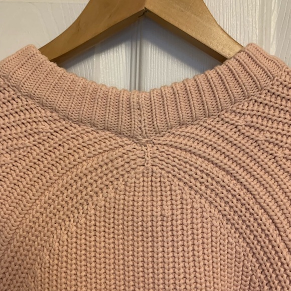 ACNE STUDIOS Katan Heavy Rib Knit Pale Dusty Pink Size Large - Picture 9 of 16
